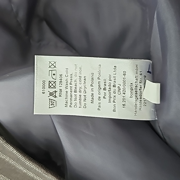 Ladies Pinstripe Skirt Suit Set - Grey and White - Picture 7 of 7